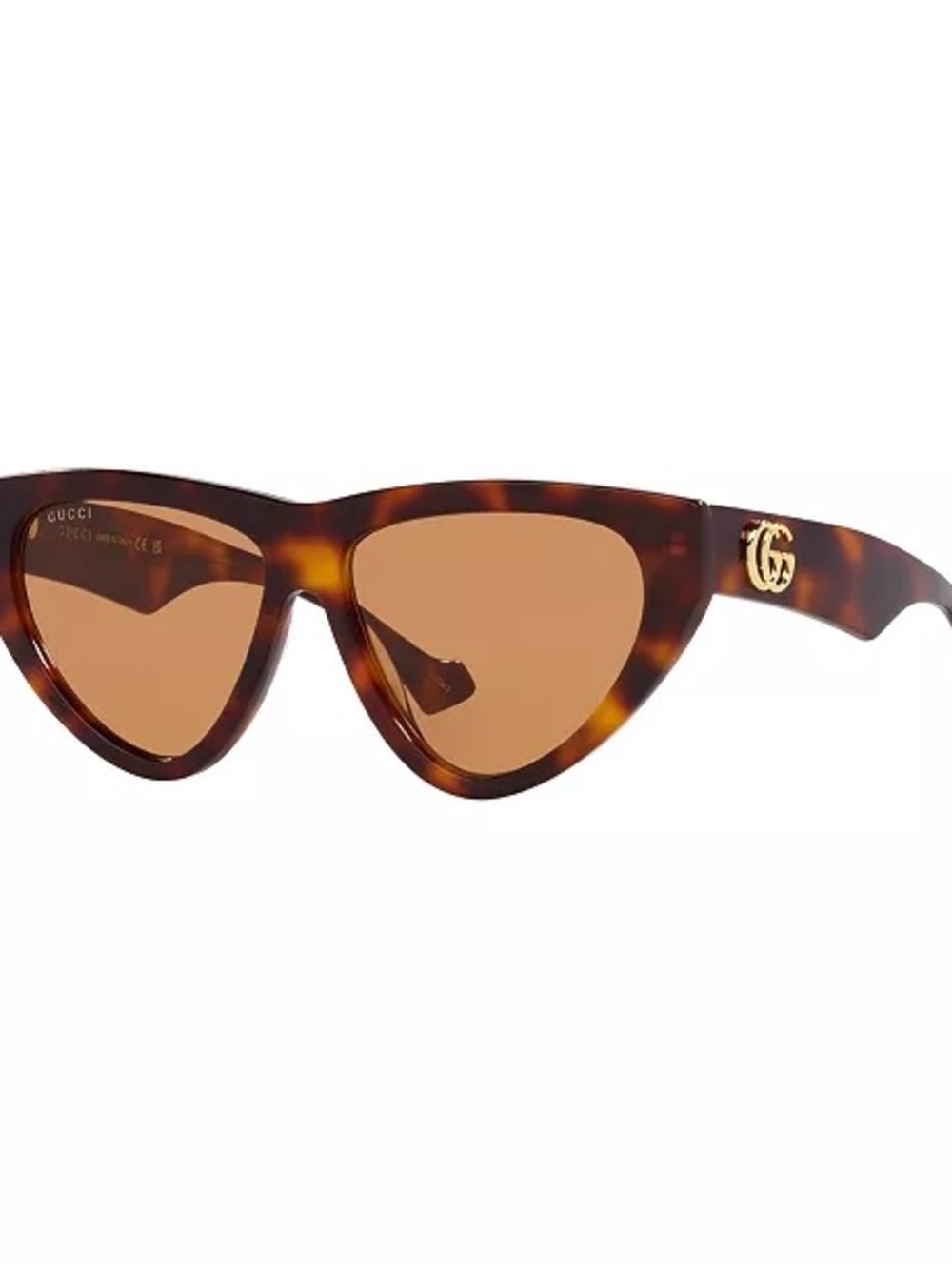 Gucci Women's Tortoiseshell Cat Eye Sunglasses - Brown